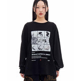 ARCHIVE BOLD (アーカイブボールド)　RED MOSS 3X3 LONG SLEEVE (BLACK)