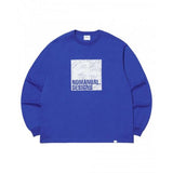 NOMANUAL(ノーマニュアル)    N.S LONG SLEEVE TEE - DEEP BLUE