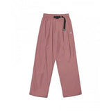 NOMANUAL(ノーマニュアル)    TWO TUCK NYLON PANTS - VINTAGE RED