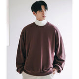 JEMUT (ジェモッ)  Edge Overfit Sweatshirts Russetbrown KJMT2437