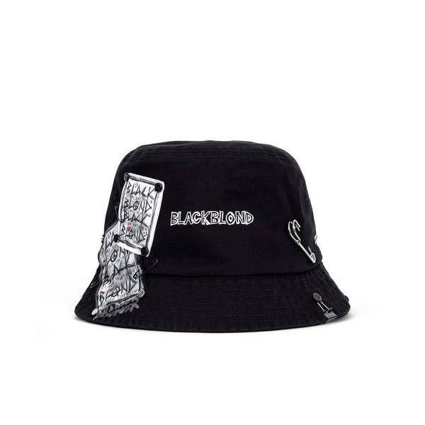 ブラックブロンド(BLACKBLOND)  BBD Disorder Patch Bucket Hat (Black)