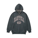 Seoul Kartell Cotton Knit Hoodie [CHARCOAL]
