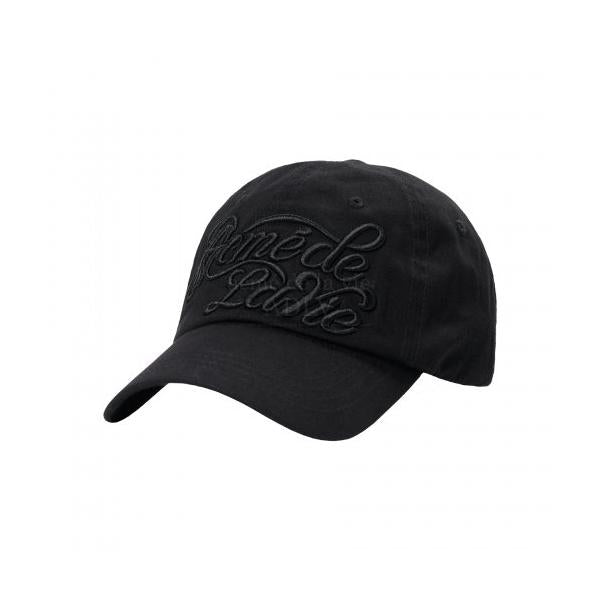 アクメドラビ(acme' de la vi)  CURLY LOGO BALL CAP BLACK