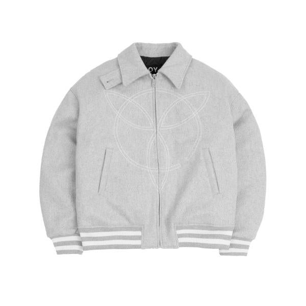 オーワイ(OY) 		SYMBOL LOGO WOOL JACKET-GREY