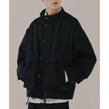 ROMANTIC CROWN(ロマンティック クラウン)      SQUARE POCKET FIELD JACKET_BLACK