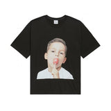 ADLV BABY FACE SHORT SLEEVE T-SHIRT BLACK CANDY