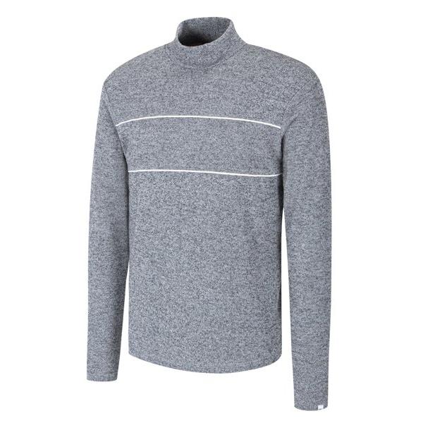 イーエスシースタジオ(ESC STUDIO) kint half neck polo (grey)