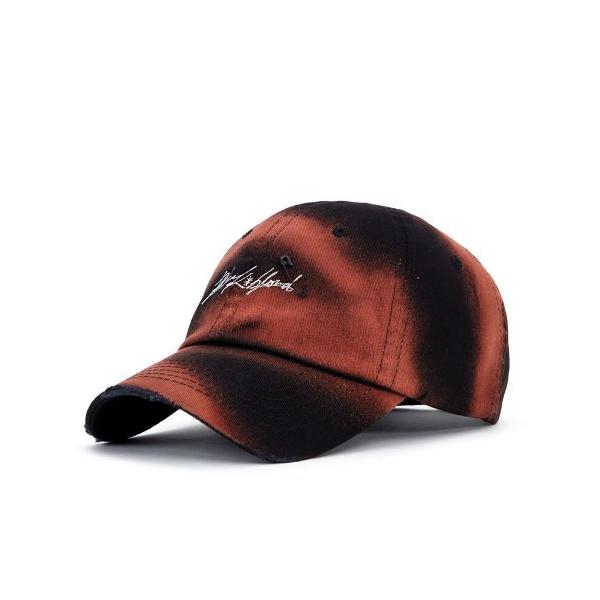 ブラックブロンド(BLACKBLOND) BBD Horizon Bleached Script Logo Cap (Black)