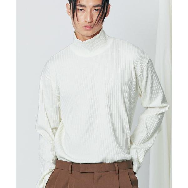 SSY(エスエスワイ) harris silky turtle neck long sleeve ivory