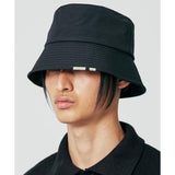 SSY(エスエスワイ) nylon drop tip bucket hat black