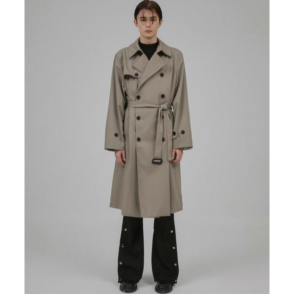 関税/送料込★ FLARE UP ★ Oversized Trench Coat (FL-012) 関税/送料込☆ FLARE UP ☆ Oversized Trench Coat (FL-012)