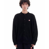 ARCHIVE BOLD (アーカイブボールド)　RED MOSS PATCHED CARDIGAN (BLACK)