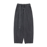 アジョバイアジョ(AJOBYAJO) Oversized Washed Denim Pants [GREY]