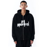 オーワイ(OY) OPYD LOGO HOODIE ZIP UP-BLACK