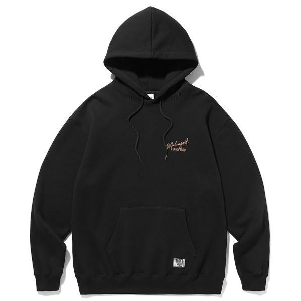 mahagrid (マハグリッド)     SIGNATURE LOGO HOODIE BLACK(MG2CFMM425A)