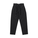 アジョバイアジョ(AJOBYAJO)             Two Tuck Nylon Baggy Pants [BLACK]