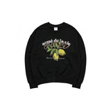 アクメドラビ(acme' de la vi)  RETRO LEMON ARTWORK SWEAT SHIRT BLACK