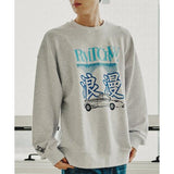 ROMANTIC CROWN(ロマンティック クラウン)     ROMANCE CADILLAC SWEAT SHIRT_LIGHT GREY