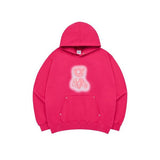 アクメドラビ(acme' de la vi) GRADATION METAL BEAR HOODIE PINK