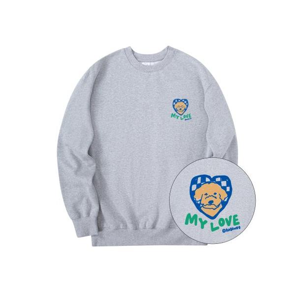 RADINEO (ラディネオ)　 MY LOVE SWEATSHIRTS GREY