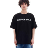 ARCHIVE BOLD (アーカイブボールド)　BASIC LOGO T-SHIRTS (BLACK)