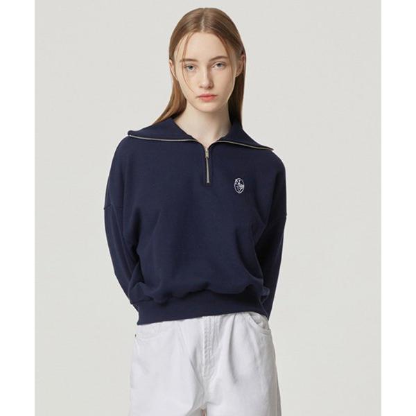 NCOVER（エンカバー） NCV NEW LOGO HALF ZIPUP-NAVY
