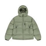 mahagrid (マハグリッド) HOODED DOWN PUFFER KHAKI(MG2DWMB902A)