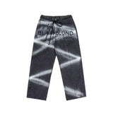 ブラックブロンド(BLACKBLOND) BBD Sprayed Custom Denim Pants (Charcoal)
