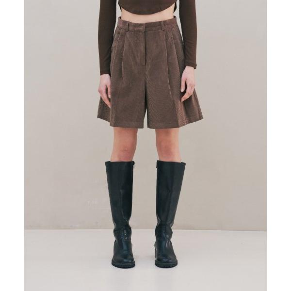 TMO BY 13MONTH（ティーエムオーバイサーティンマンス） CORDUROY SHORTS (BROWN)