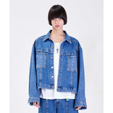 ラメルマメゾン (LA MER MA MAISON) COVER P DENIM JACKET BLUE