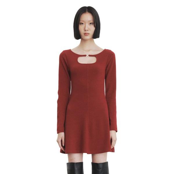 curetty (キュリティー)   C HOLE DETAIL DRESS_RED