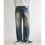 JEMUT (ジェモッ)  Olin Vintage Washing Denim Pants Washingblue YHLP2447