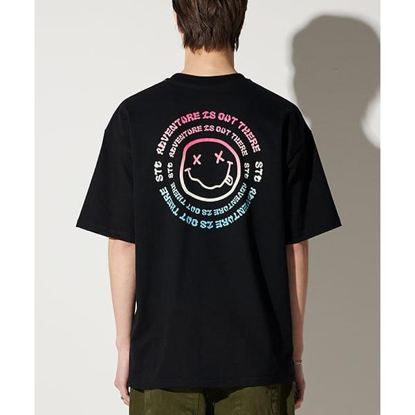 シディスコンマ(SHETHISCOMMA)  SMILE LOGO T(BLACK)