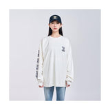 アクメドラビ(acme' de la vi)  MAGIC RETRO LOGO LONG SLEEVE T-SHIRT CREAM