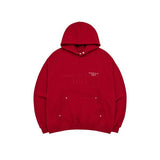 アクメドラビ(acme' de la vi) BASIC LOGO RIVET WARM HOODIE RED