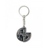 NOMANUAL(ノーマニュアル)    GRAPHIC LOGO KEY RING - SILVER