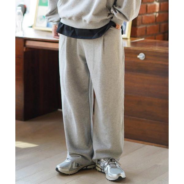 JEMUT (ジェモッ)  Base Onetuck Sweatpant Gray KJLP2435