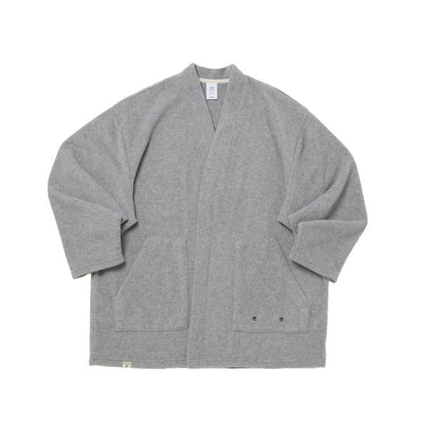 A NOTHING (エーナッシング)  WARM-FLEECE HERITAGE CARDIGAN (Gray)