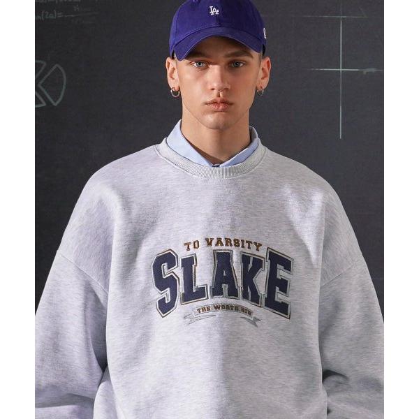 ティーダブリューエヌ(TWN)  Slake Sweat Shirts Whiteoatmeal HHMT3469