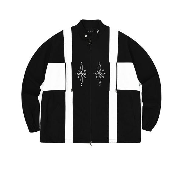 ★OY★TRIBAL LOGO DOUBLE ZIPPER TRACK JACKET-BLACK★正規品 オーワイ(OY) TRIBAL LOGO DOUBLE ZIPPER TRACK JACKET-BLACK