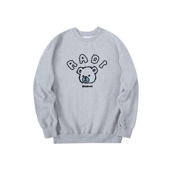 RADINEO (ラディネオ)　 RADIBEAR LINE SWEATSHIRTS GREY