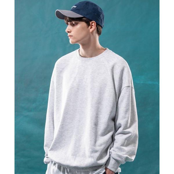 ティーダブリューエヌ(TWN)  Poise Sweat Shirts Whiteoatmeal HHMT3425