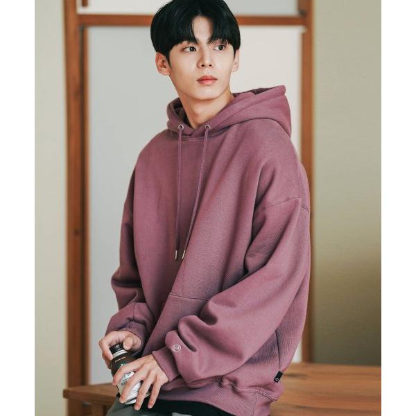 JEMUT (ジェモッ)  Log Overfit Napping Hood Palepurple YHHD2302