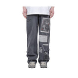 ブラックブロンド(BLACKBLOND) BBD Renaissance Patch Denim Pants (Dark Gray)