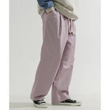 ダブルユーブイプロジェクト(WV PROJECT)   Loner Wide Cotton Pants Palepink JJLP7639