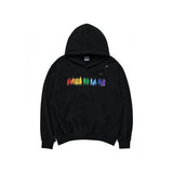 アクメドラビ(acme' de la vi)  RAINBOW SPRAY LOGO HOODIE BLACK