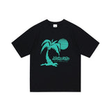 mahagrid (マハグリッド)     SUNSET BEACH TEE BLACK(MG2DMMT518A)