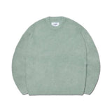 NOMANUAL(ノーマニュアル) CROPPED HAIRY KNIT - DUST MINT