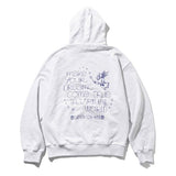 マスノウン(MASSNOUN)     NEVERLAND OVERSIZED HOODIE MFTHD006-LG