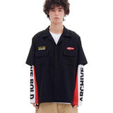 ARCHIVE BOLD (アーカイブボールド)　AB RACING SHIRTS (BLACK)